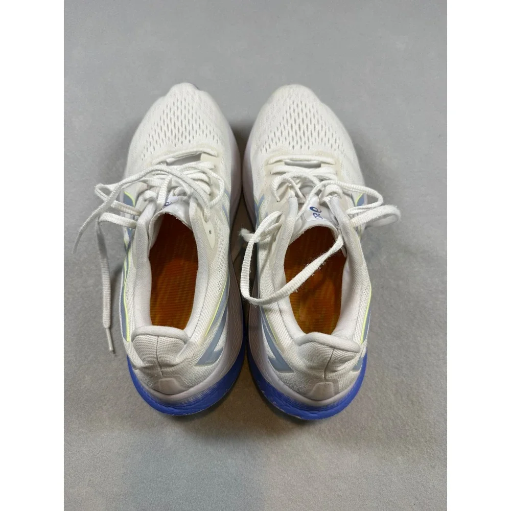 Asics GT-2000 12 Womens Running Shoes White Blue Lime 1012B506 Size 9
